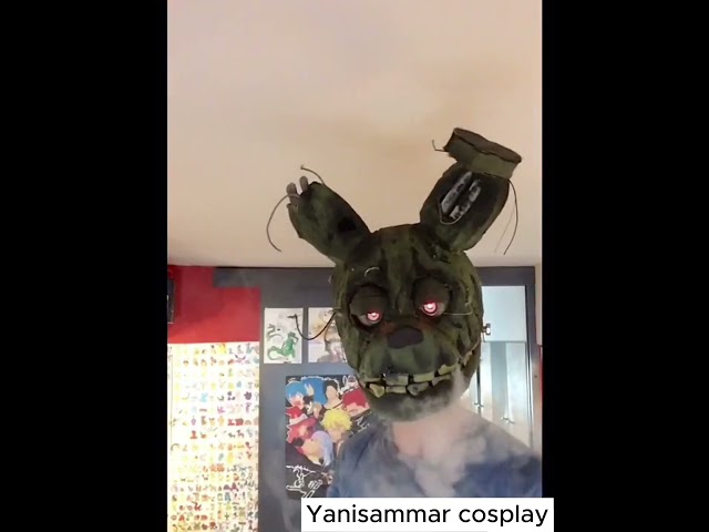 About how my springtrap cosplay was made!         #springtrap #fnaf #tiktok #cartoon #cartoons