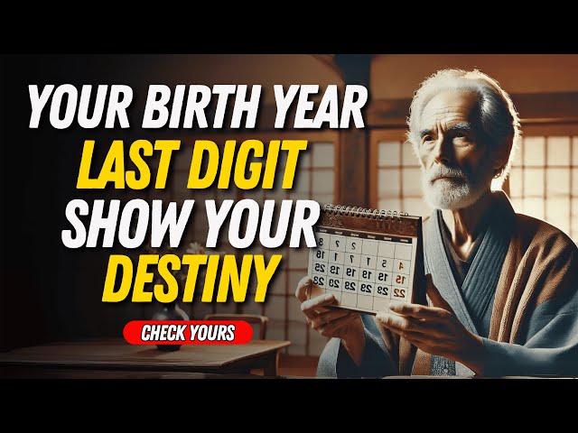 What The Last Digit of Your Birth Year Means, You’ll be SHOCKED | Buddha's Odyssey