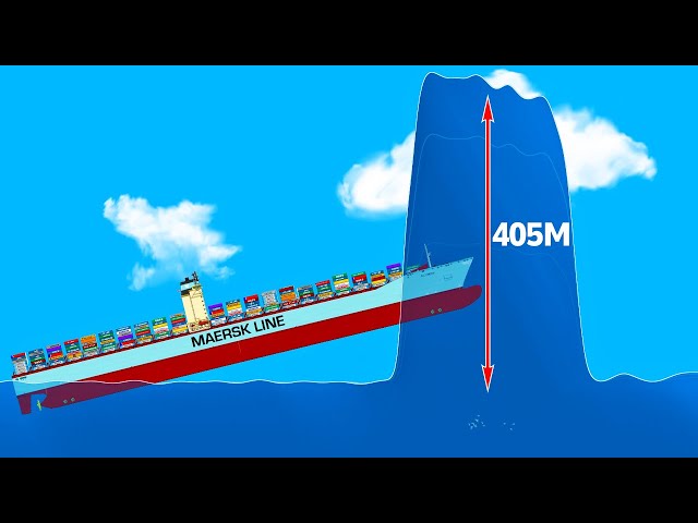 Cargo Ship vs Waves of Different Heights