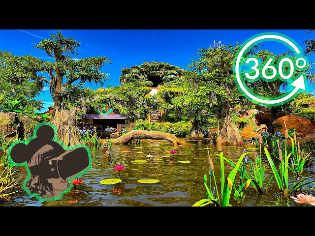 360º Ride on Tiana's Bayou Adventure