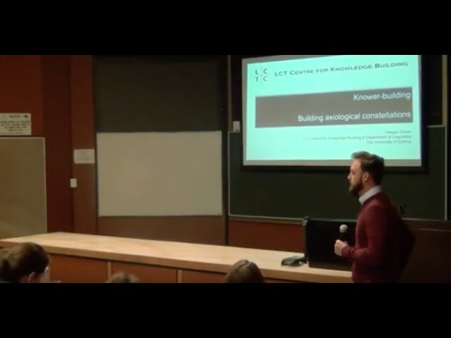 LCT3: Y. J. Doran keynote address – 'Knower-building'