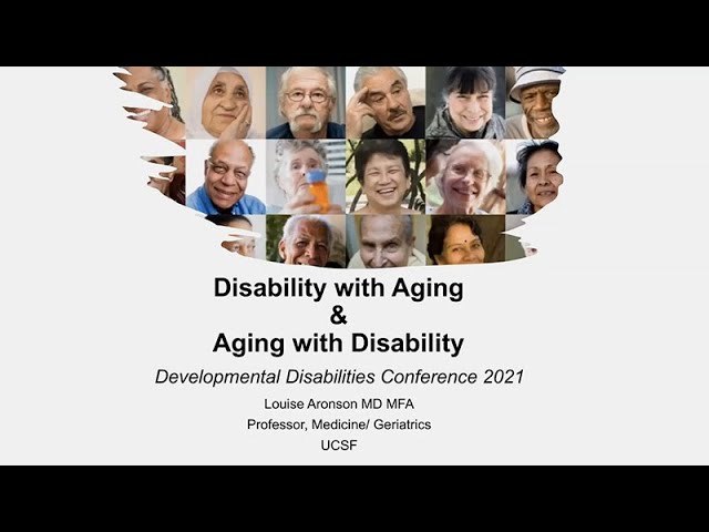 Disability with Aging & Aging with Disability