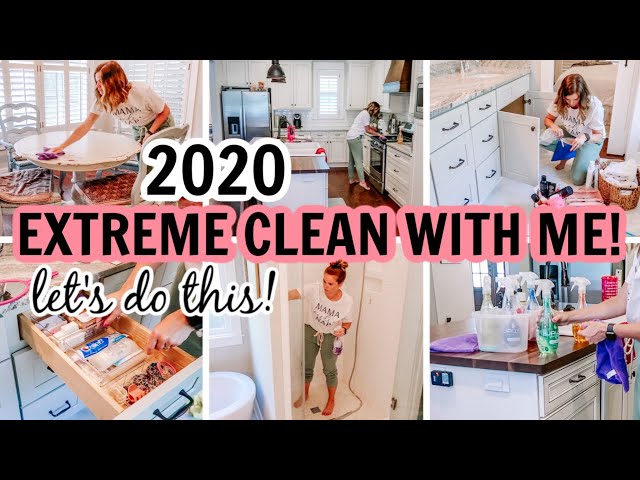 2020 EXTREME CLEAN WITH ME | ULTIMATE CLEANING MOTIVATION! | Amy Darley