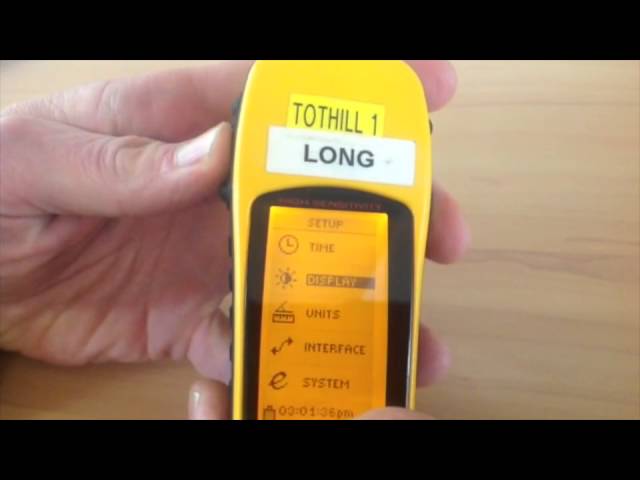 Garmin eTrex GPS tutorial ~ including changing UTM to lat/long