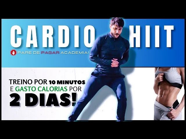 Treino 10 minutos para GASTAR calorias por até 2 DIAS!  [HIIT EM CASA]