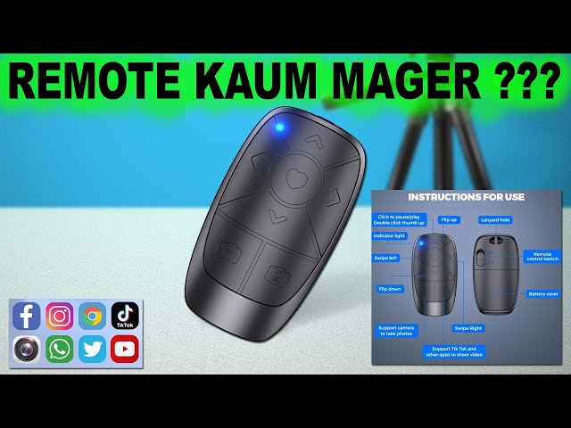 MAGER ??? PAKAI INI - MULTIFUNGSI BLUETOOTH REMOTE