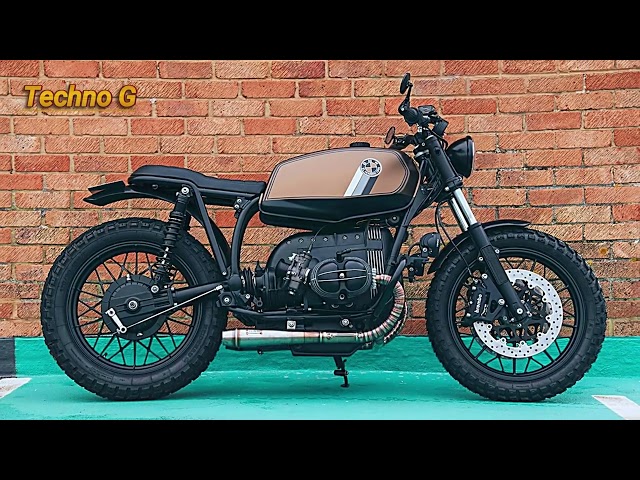 Le Hombre Gris: A Stunning Scrambled BMW R65 Custom Build by Side Rock Cycles