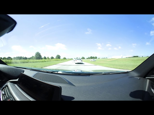 BMW 2 Day M School, Day 1, Instructor Laura Teaching 2nd (Fast) Technical Portion【(360 Video)】