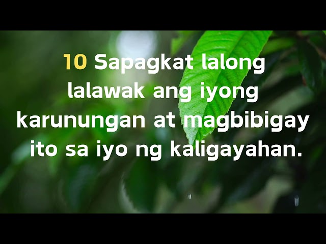 Kawikaan (Proverbs) Chapter 2