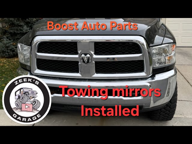 Installing Boost Auto Parts Tow Mirrors