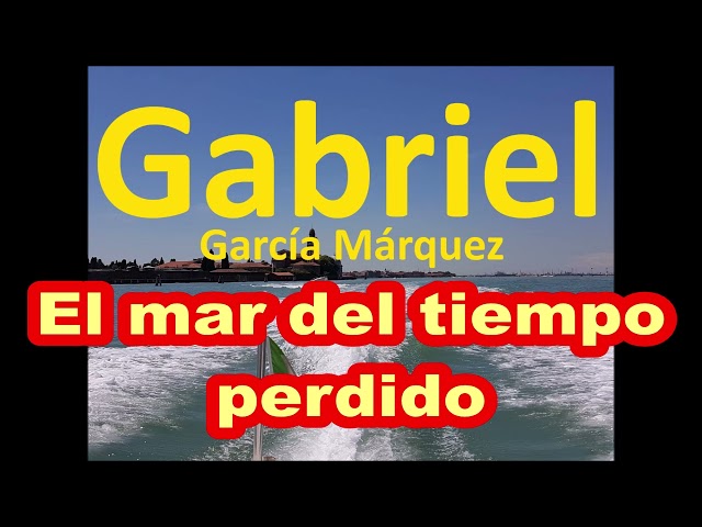 Gabriel Garcia Márquez-relato-"El mar del tiempo perdido" (Revista Mexicana de Literatura 1962)