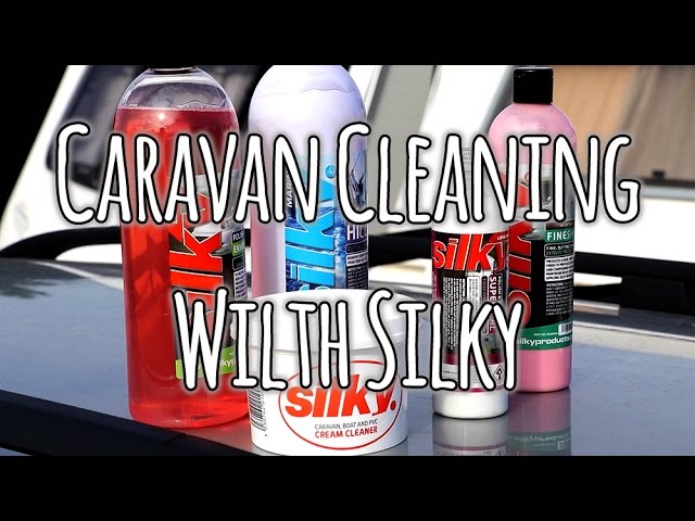 Caravan cleaning with Silky