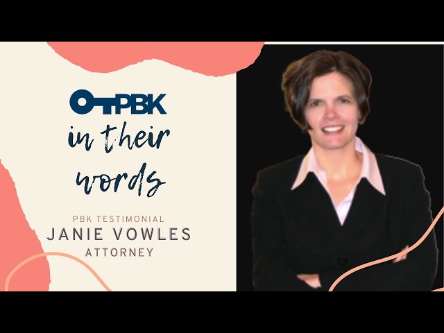 Client Testimonials PBK Janie Vowles Attorney