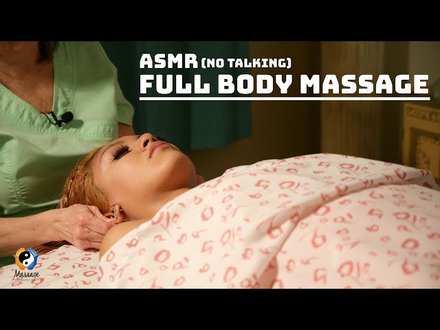 ASMR (No Talking) Full Body Massage #3 without Music | 4K