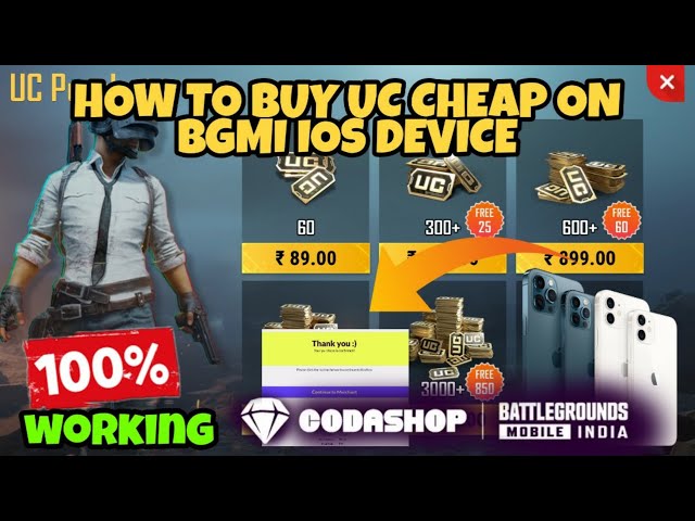 How to buy UC Cheap on BGMI IOS Apple Iphone/Ipad using CODASHOP Tamil | 100% Working | PAREGAMING