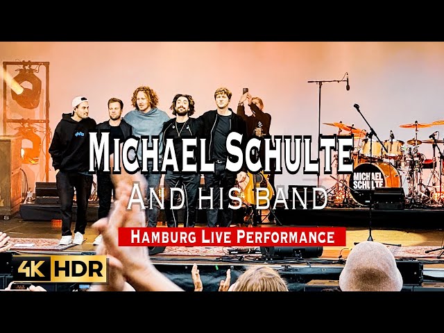 Michael Schulte and his Band -  Captivating Live Performance in Hamburg, Germany 4K