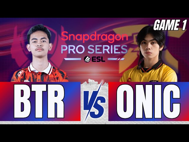 CLOSE FIGHT! | GAME 1 | BTR VS ONIC PH | DAY 1 ESL CHALLENGE FINALS