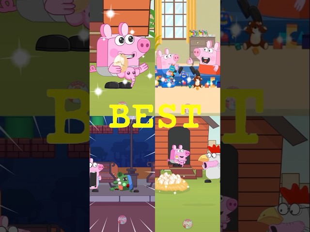 George Pig Toys Are Messy #peppapig #animationmeme #trend #shorts #meme #trending #memes