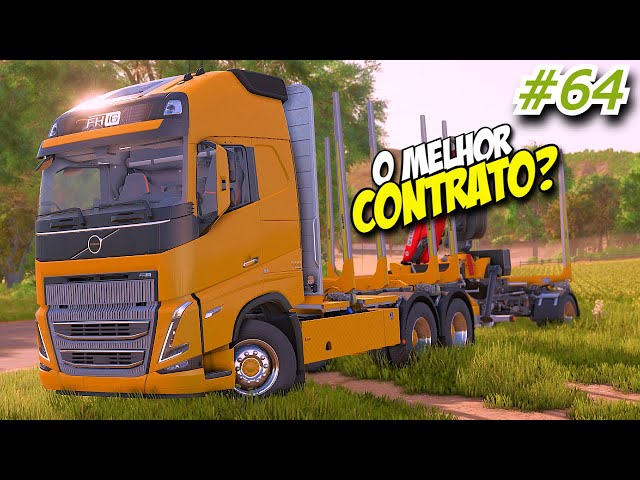 Esse VOLVO Mudou Tudo no FS25! O Contrato de Madeira Vale a Pena? ✅❌ EP#64