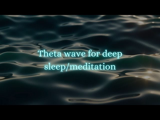 Theta waves for deep sleep/meditation. Use headphones!🎧#binauralbeats #meditationmusic #thetahealing