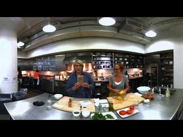 360° Video: Martha Making No-Knife Pasta