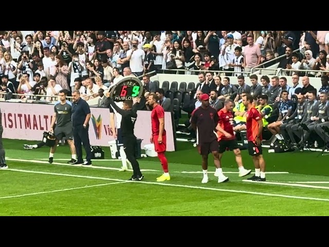 Harry Kane returns to Spurs 11/08/24 friendly vs Byern Munich