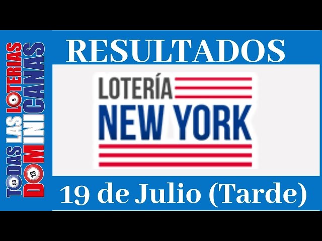 Lotería New York Tarde Resultados de hoy 19 de Julio del 2021 #todaslasloteriasamericanas