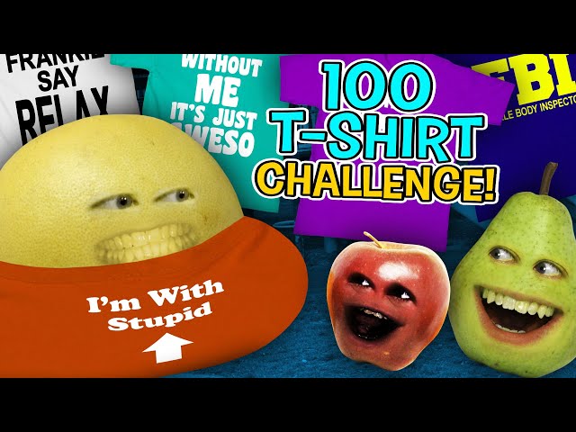 Annoying Orange - 100 T-Shirt Challenge!