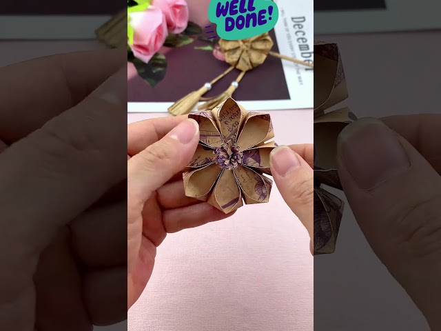 How to Make a Nice Flowers🌻#papercraft #DIY #ideas #viralreels #tutorial #activities #art