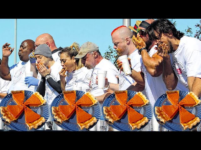 PUMPKIN PIE EATING CONTEST | COMPETITIVE EATING | $4000 TOTAL PRIZE PURSE!!