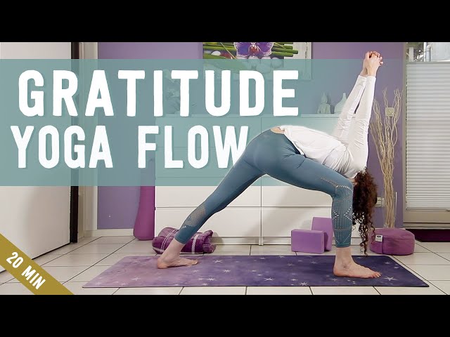 Morning Gratitude Yoga - 20 min Hatha Yoga Slow Flow to Start Your Day