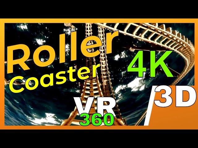 VR360 3D 4K | Roller coaster | Works on your smart tv | Now in 4K #VR360