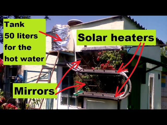 Unusual DIY Solar hot water systems for my neighbor