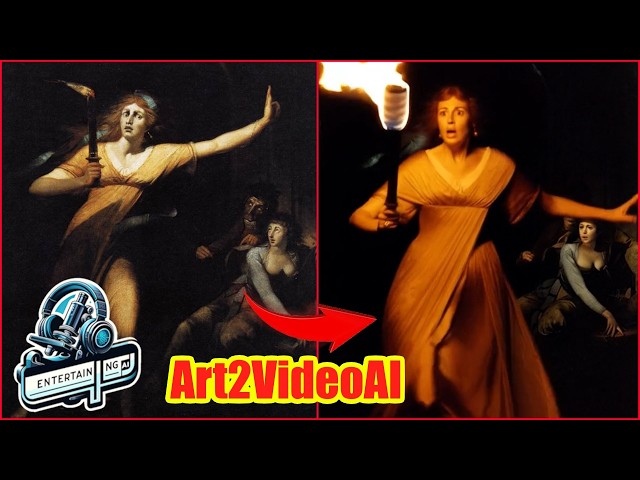 AI Brings Haunted Paintings to Life | Eerie Music Video Experience