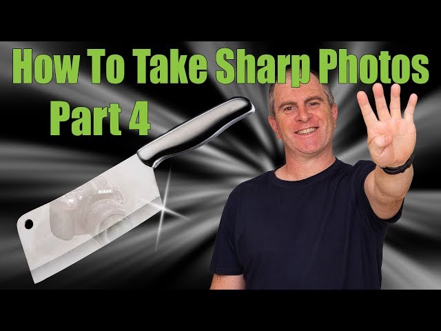 How To Take Sharp Photos Part 4 - ISO