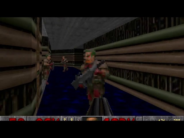 Doom II level 2, Underhalls: UV-Max combat