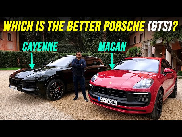 Porsche Macan vs Porsche Cayenne - which SUV is the better pick? GTS comparison REVIEW!