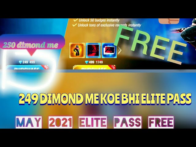 free fire  free Elite pass may vala free me elite pass s36 lelo sab