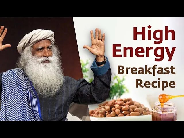 An Easy Breakfast Recipe for High Energy (2 minutes)