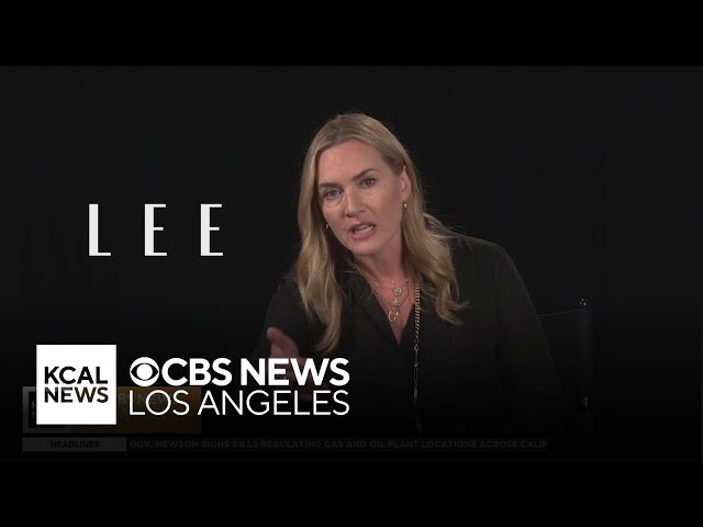 Oscar winner Kate Winslet on her role in "Lee"