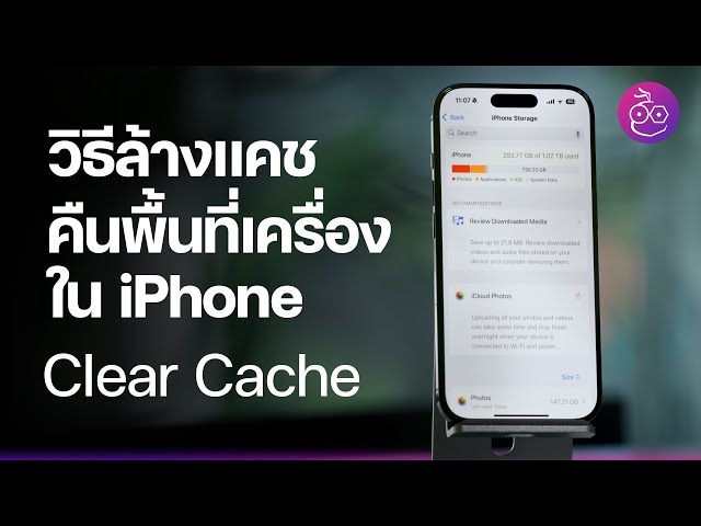 วิธีล้างแคชใน iPhone แก้ปัญหาพื้นที่เต็ม ล้างแคชใน LINE, Facebook, TikTok และอื่น ๆ  #iMoD