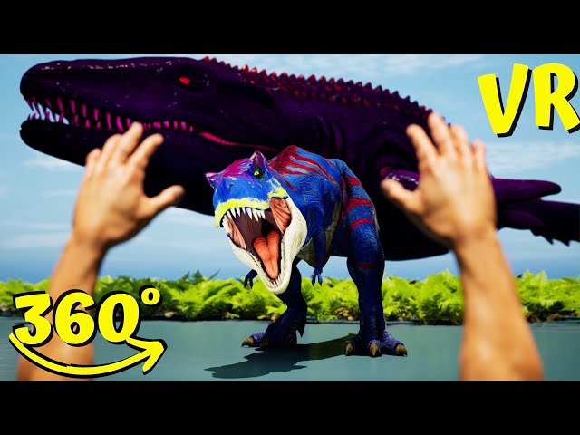 VR 360 Tyrannosaurus dinosaurs