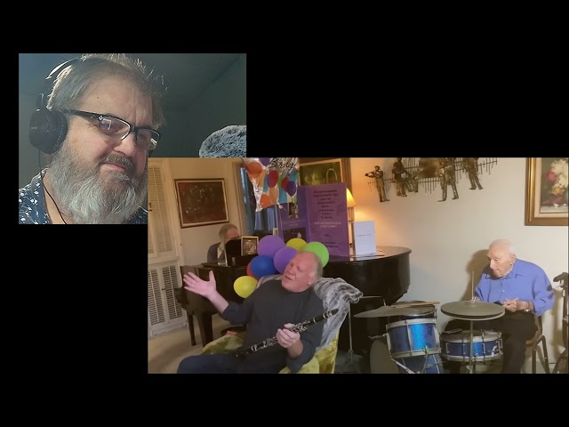 My reaction to David Bluefield - Dad, 103 years old, the world’s oldest living jazz drummer