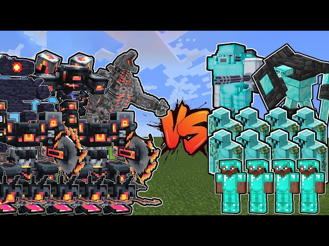 Clash of the Nether Machines and Diamond Defenders in an Epic Showdown