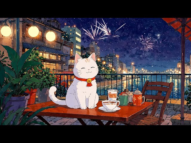 Happy Lunar New Year 🎇 Lofi Cat Music 🎇 New Year Lofi Songs To Enjoy The Lunar New Year Vibes