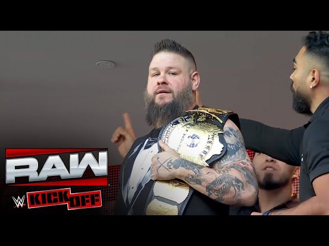 Kevin Owens proclaims himself the “real WWE Champion”: Raw on Netflix Kickoff, Dec. 18, 2024