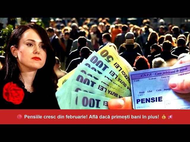 🔴 Pensiile cresc din februarie 2025! Dar nu pentru toți! #Pensie