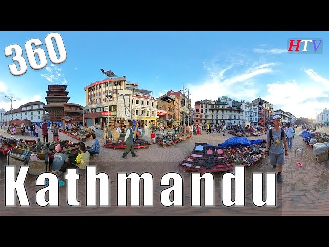 360VR Kathmandu,Nepal-Afternoon Walk