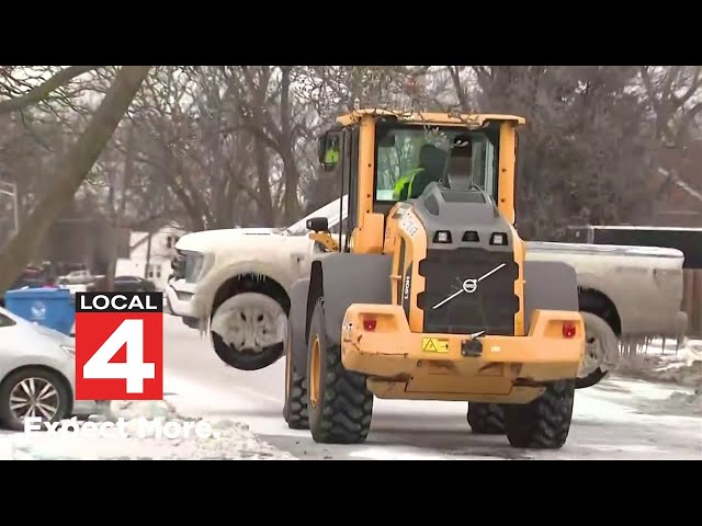 Water main break in Dearborn Heights turn vehicles into ‘car-cicles’