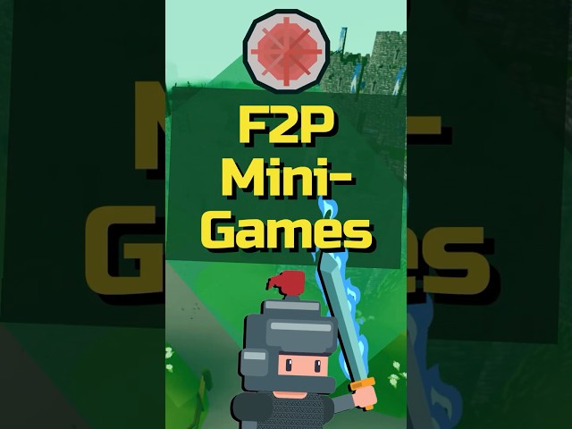 A Guide to the 4 F2P Minigames in OSRS in 60s! #SHORTS